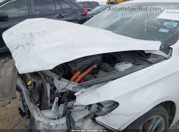 3FA6P0LU7HR165260 2017 FORD FUSION HYBRID White Vista frontal
