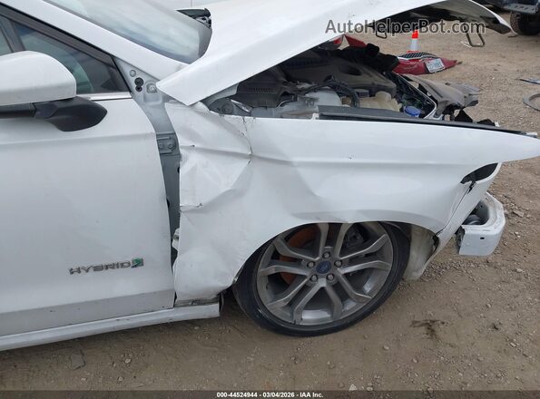 3FA6P0LU7HR165260 2017 FORD FUSION HYBRID White 