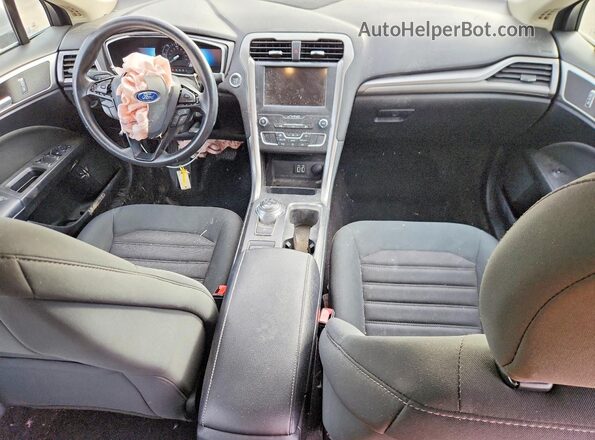 3FA6P0LU7KR167467 2019 FORD FUSION Серебряный Вид панели приборов