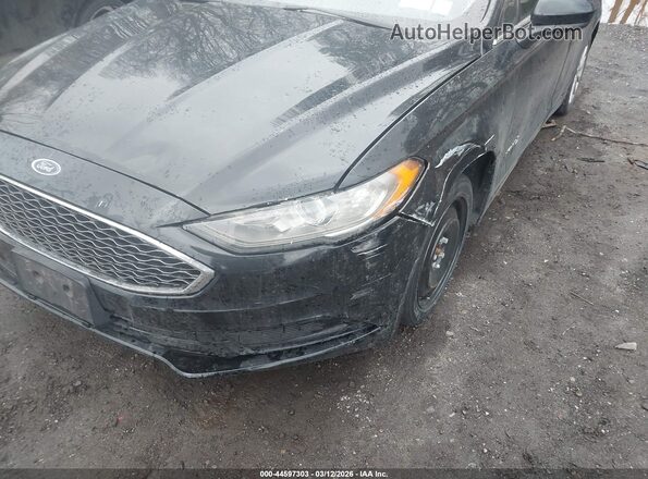 3FA6P0LU8HR121638 2017 FORD FUSION HYBRID Черный Вид спереди
