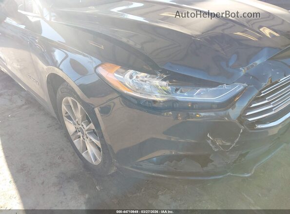 3FA6P0LU8HR149715 2017 FORD FUSION HYBRID Black Front view