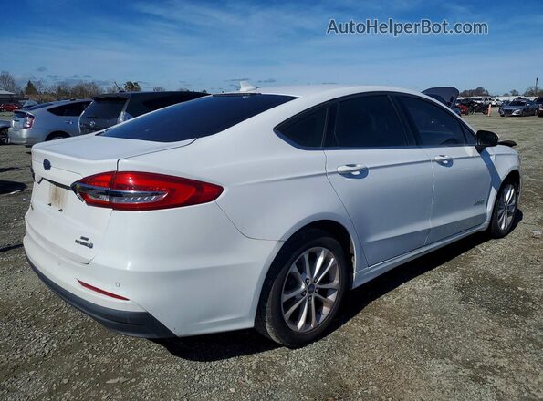 3FA6P0LU8KR204929 2019 FORD FUSION Белый Задняя правая четверть