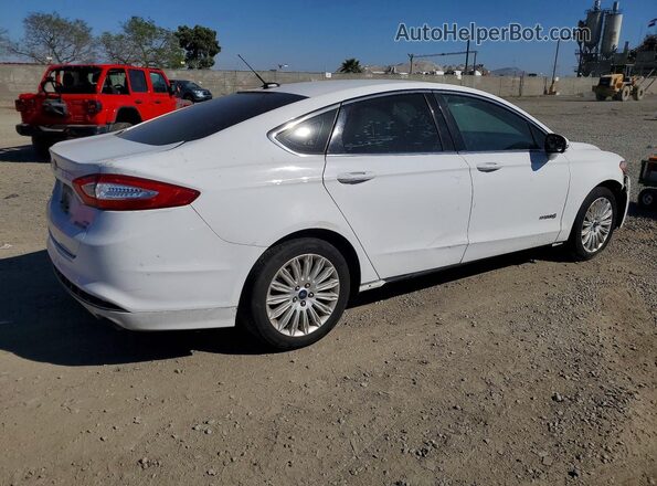 3FA6P0LU9GR389354 2016 FORD FUSION White Tył prawy