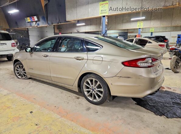 3FA6P0LUXHR171912 2017 FORD FUSION Beige Tył lewy