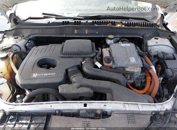 3FA6P0LUXJR138902 2018 FORD FUSION HYBRID White Вид ззаду