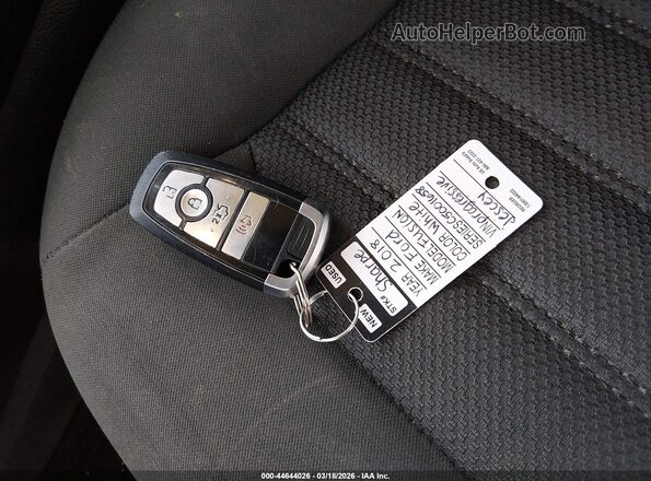 3FA6P0LUXJR138902 2018 FORD FUSION HYBRID White Вид панелі приладів