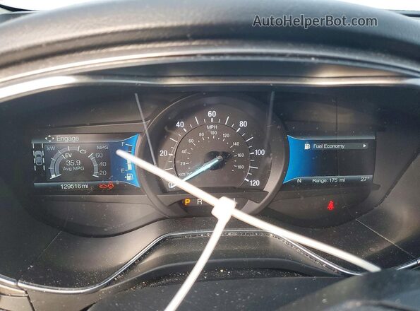 3FA6P0LUXJR208396 2018 FORD FUSION Синий Вид щитка приборов