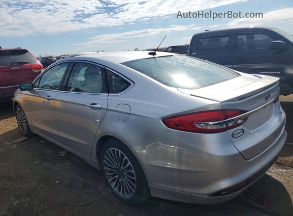 3FA6P0RU1JR250267 2018 FORD FUSION Серебряный Задняя левая четверть