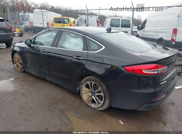 3FA6P0RU4LR182257 2020 FORD FUSION HYBRID Black Tył lewy