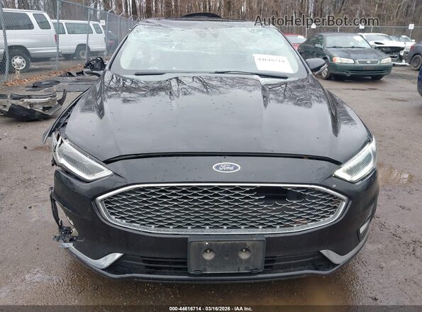 3FA6P0RU4LR182257 2020 FORD FUSION HYBRID Black Widok zestawu wskaźników