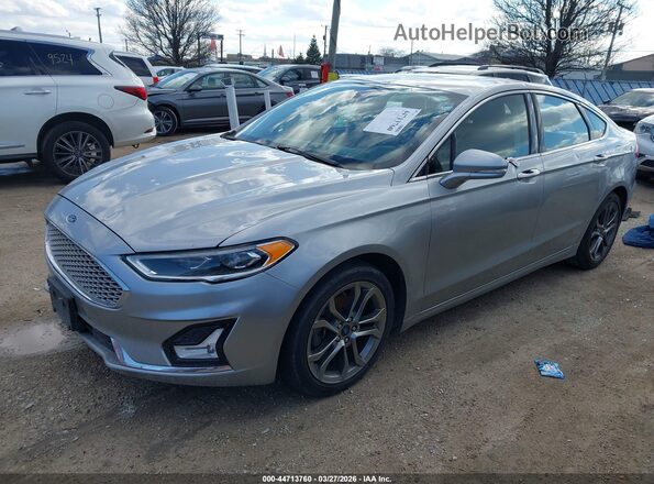 3FA6P0RU6LR139765 2020 FORD FUSION HYBRID Silver Առջևի ձախ երեք քառորդ տեսարան