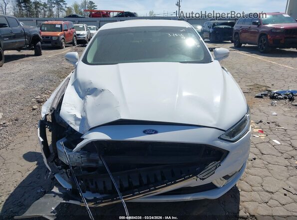 3FA6P0RUXJR120424 2018 FORD FUSION HYBRID Белый Вид щитка приборов