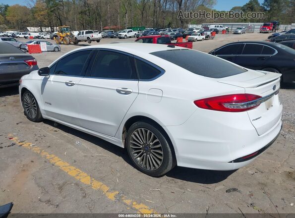 3FA6P0RUXJR120424 2018 FORD FUSION HYBRID Белый Задняя левая четверть