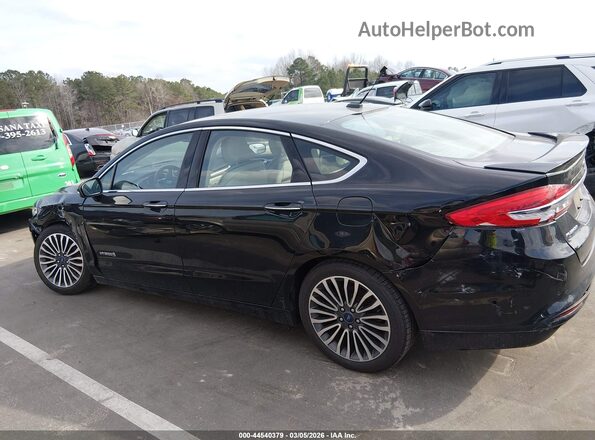 3FA6P0RUXJR164827 2018 FORD FUSION HYBRID Black სალონის 360-გრადუსიანი ხედი