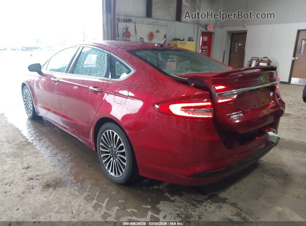 3FA6P0SU9HR238923 2017 FORD FUSION ENERGI Красный Задняя левая четверть