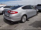 2016 Ford Fusion Hybrid S Серебряный vin: 3FA6P0UU7GR218603