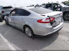2016 Ford Fusion Hybrid S Серебряный vin: 3FA6P0UU7GR218603