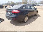 2016 Ford Fiesta S Черный vin: 3FADP4AJ7GM164273