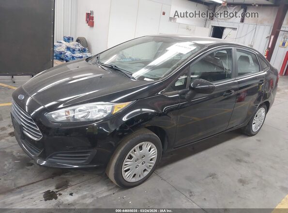 3FADP4AJ7KM109914 2019 FORD FIESTA Черный Передняя левая четверть