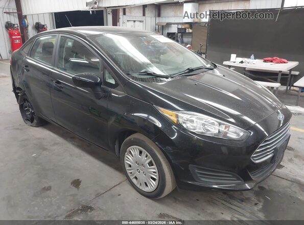 3FADP4AJ7KM109914 2019 FORD FIESTA Черный Передняя правая четверть
