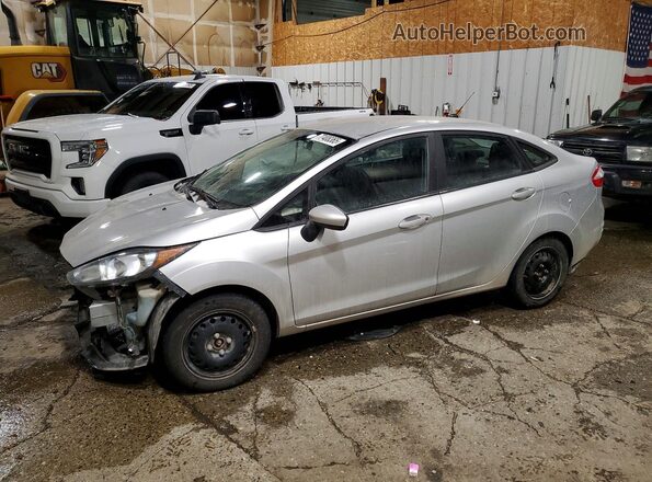 3FADP4AJ8KM105242 2019 FORD FIESTA Silver Передня ліва чверть
