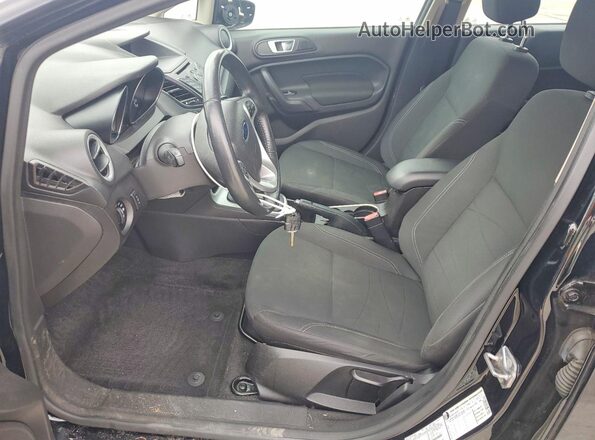3FADP4BJ0GM113888 2016 FORD FIESTA Черный Вид салона спереди