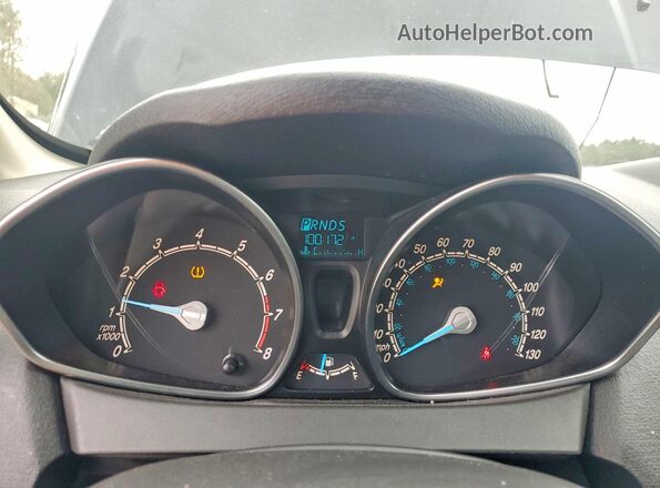 3FADP4BJ0GM113888 2016 FORD FIESTA Черный Вид щитка приборов