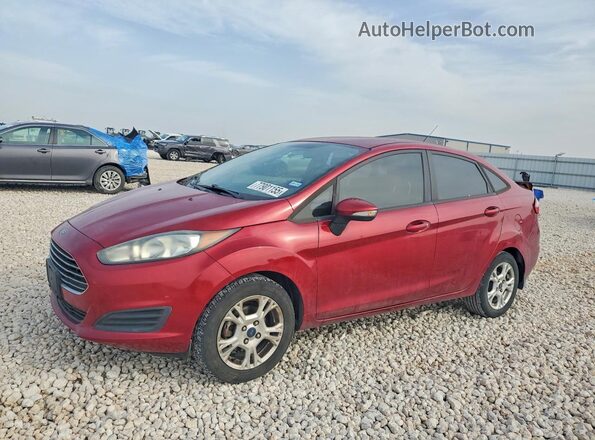 3FADP4BJ0GM203915 2016 FORD FIESTA Бордовый Передняя левая четверть