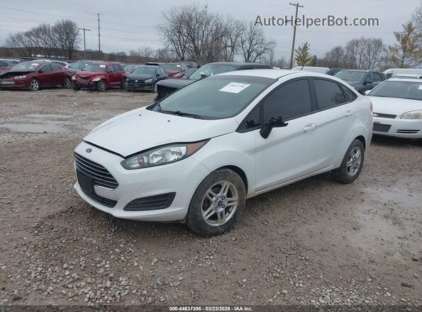 3FADP4BJ0KM137973 2019 FORD FIESTA Белый Передняя левая четверть