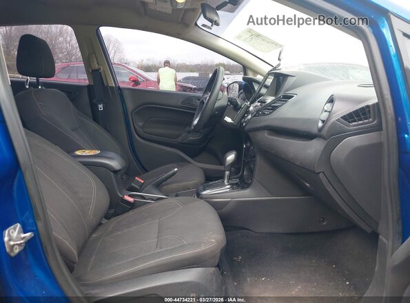 3FADP4BJ1JM138838 2018 FORD FIESTA Синий Вид салона спереди