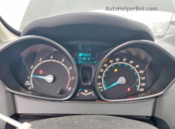 3FADP4BJ3KM133187 2019 FORD FIESTA Black Vista del cuadro de instrumentos