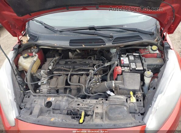 3FADP4BJ3KM151477 2019 FORD FIESTA Red Widok z tyłu