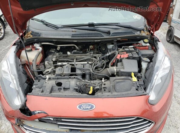 3FADP4BJ4KM125972 2019 FORD FIESTA Red Vista interior trasera