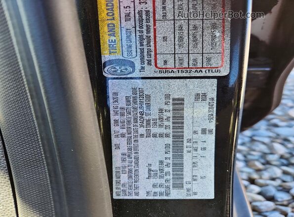 3FADP4BJ5HM128307 2017 FORD FIESTA Black Vista del compartimento del motor
