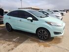 2017 Ford Fiesta Se Turquoise vin: 3FADP4BJ7HM130236 Damage: Right Front Door, Dent(S) W/ Paint Dmg, 2 To 3 Inches