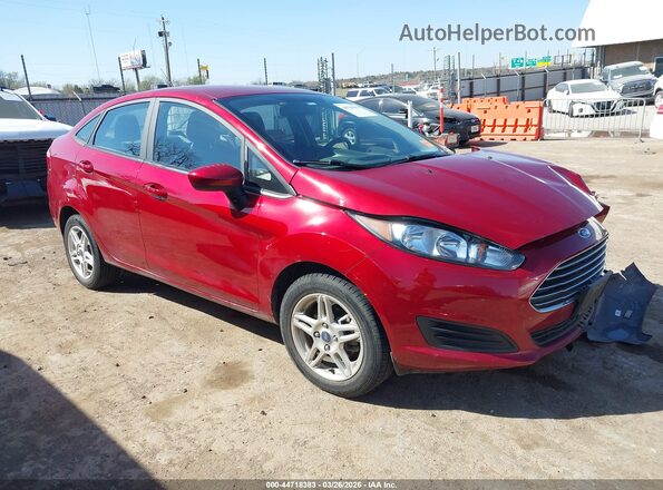 3FADP4BJ7HM157727 2017 FORD FIESTA Красный Передняя правая четверть