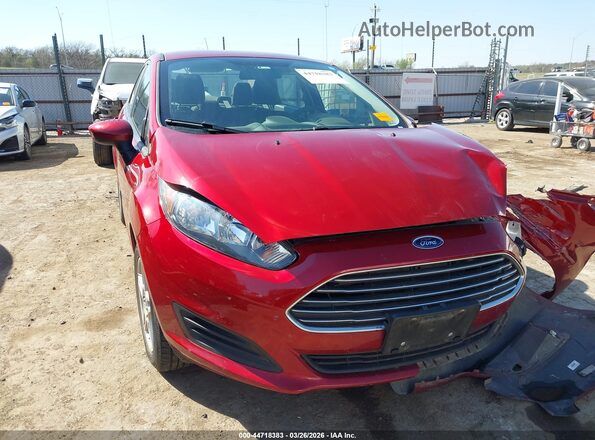 3FADP4BJ7HM157727 2017 FORD FIESTA Красный Вид задней части салона