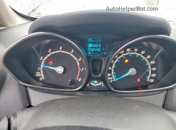 3FADP4BJ7KM126551 2019 FORD FIESTA Black Вид щитка приладів