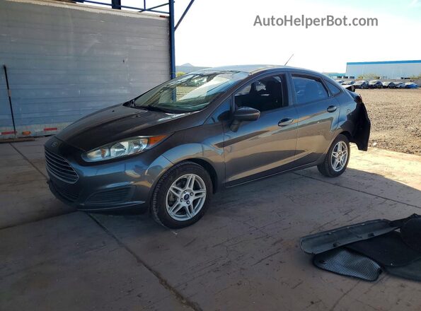 3FADP4BJ9JM100340 2018 FORD FIESTA Gray წინა მარცხენა ხედი სამი მეოთხედიდან
