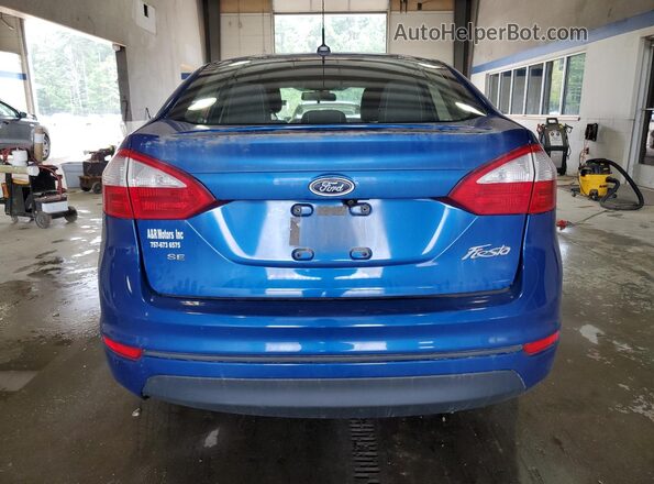 3FADP4BJXJM124422 2018 FORD FIESTA Blue Вид ззаду