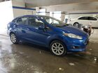 2018 Ford Fiesta Se Blue vin: 3FADP4BJXJM124422