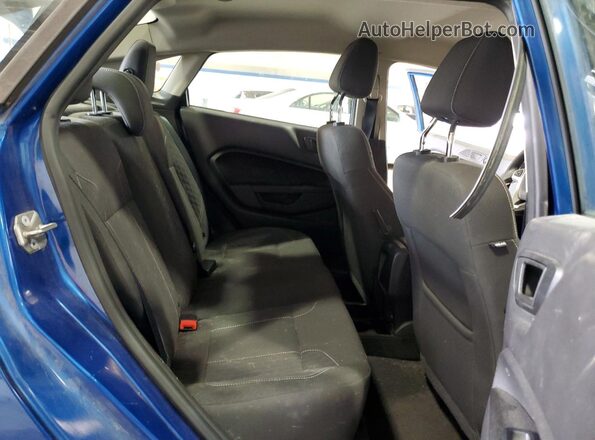 3FADP4BJXJM124422 2018 FORD FIESTA Blue Вид задніх сидінь