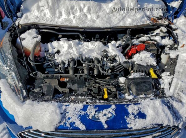 3FADP4BJXJM124422 2018 FORD FIESTA Blue Вид задньої частини салону