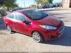 2017 Ford Fiesta Titanium Red vin: 3FADP4CJ2HM170397