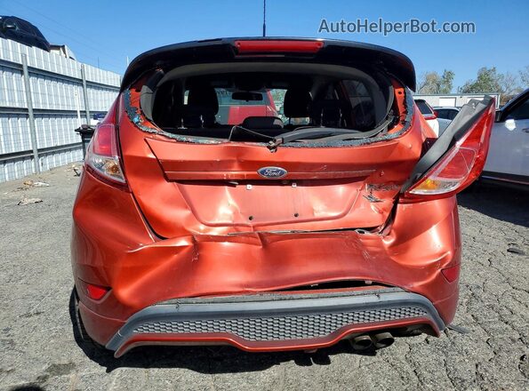 3FADP4DJXKM104993 2019 FORD FIESTA Red Вид ззаду