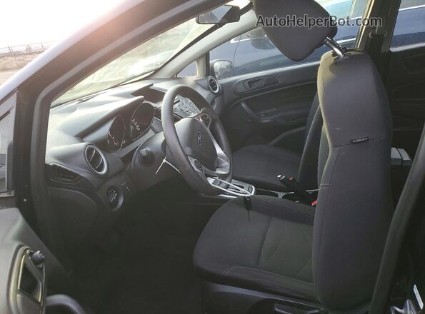 3FADP4EJ2KM115310 2019 FORD FIESTA Black Widok wnętrza z przodu