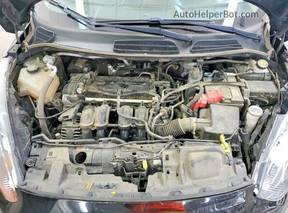 3FADP4EJ2KM115310 2019 FORD FIESTA Black Widok wnętrza z tyłu