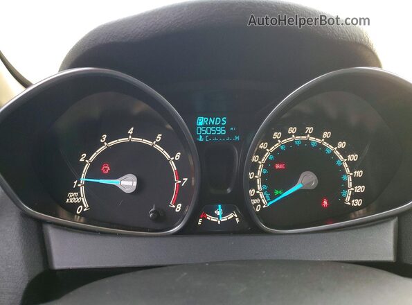 3FADP4EJ2KM115310 2019 FORD FIESTA Black Widok zestawu wskaźników