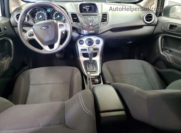 3FADP4EJ2KM115310 2019 FORD FIESTA Black Widok deski rozdzielczej