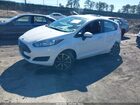 2019 Ford Fiesta Se Белый vin: 3FADP4EJ2KM144466